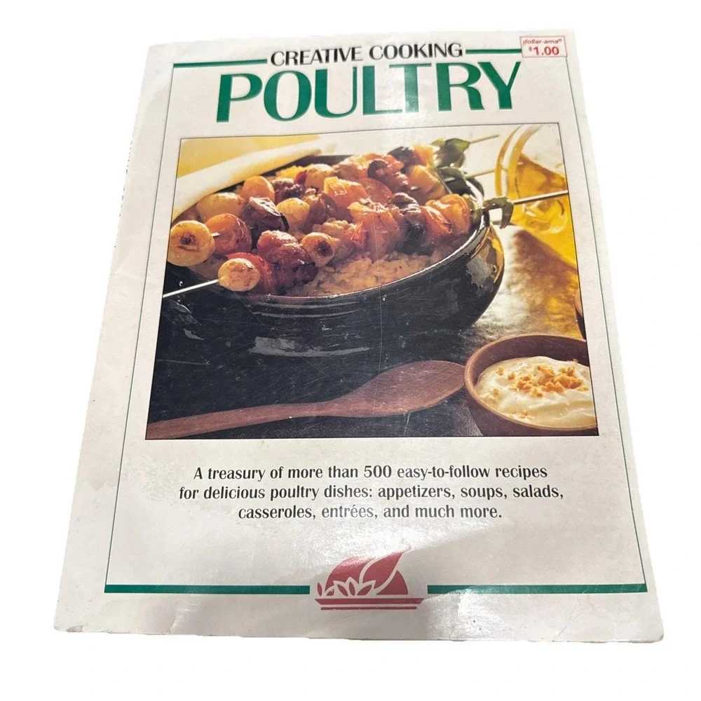 Creative Cooking Poultry Cookbook from 1992 - Over 500 Recipes - Paperback‎ book